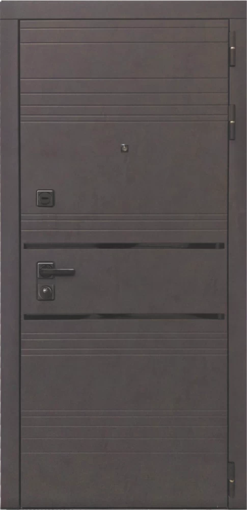 Входная дверь ДвериПРО L-43 ФЛЗ-603 Бетон снежный DPRO195635 внешняя сторона