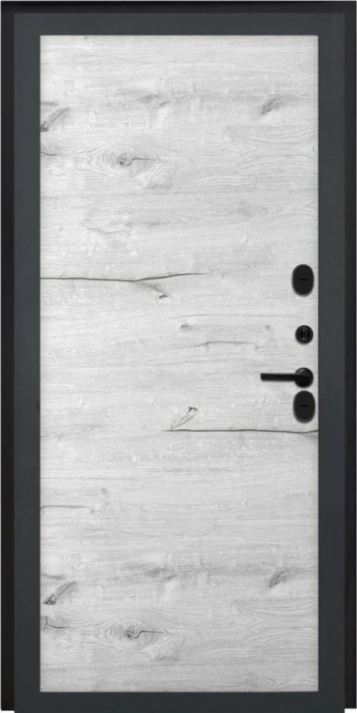 Входная дверь ДвериПРО Аура Без фрезеровки Дуб арктик горизонт DPRO222678 внутренняя сторона