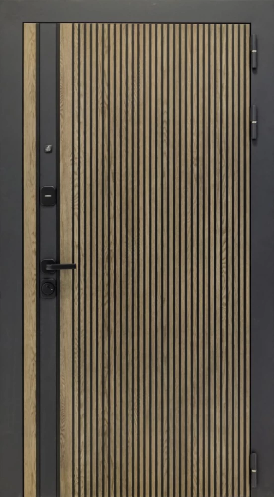 Входная дверь ДвериПРО Rosna ФЛ-700 (10мм, ясень грей) DPRO196562 внешняя сторона