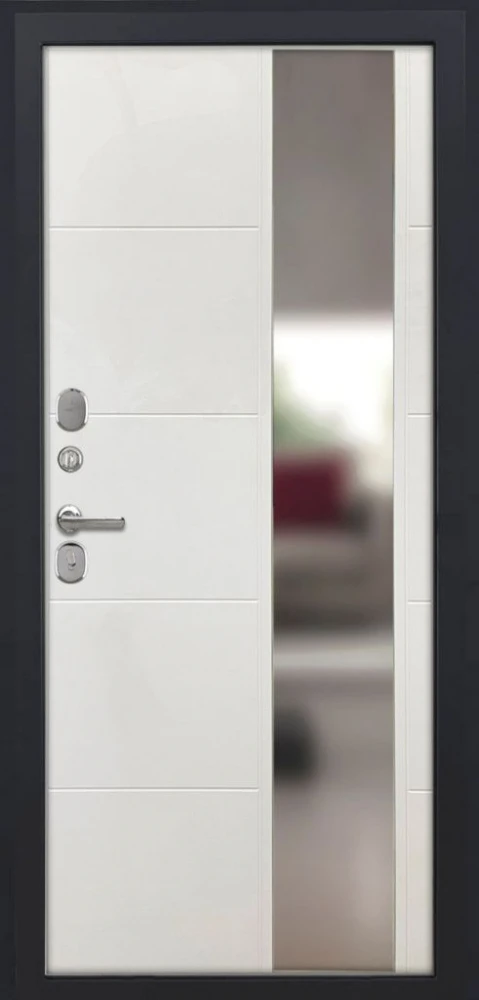 Входная дверь ДвериПРО L Термо ФЛЗ-649 капучино (зеркало) DPRO220783 внутренняя сторона