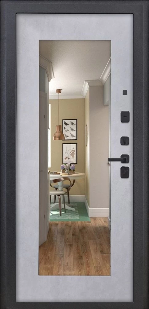 Входная дверь ДвериПРО L-3b ФЛЗ-603 Бетон снежный DPRO195639 внутренняя сторона