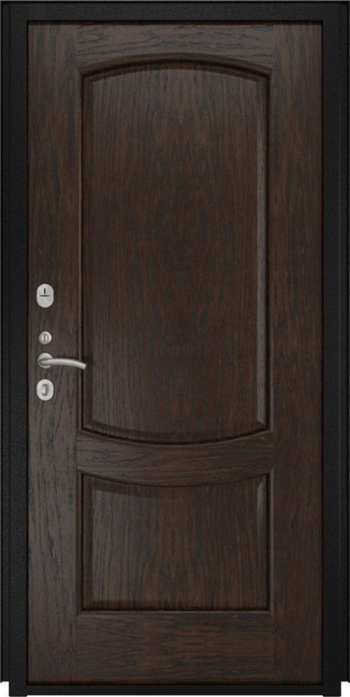 Входная дверь ДвериПРО Модель L-49 Лаура-2 (16мм, мореный дуб) DPRO195992 внутренняя сторона