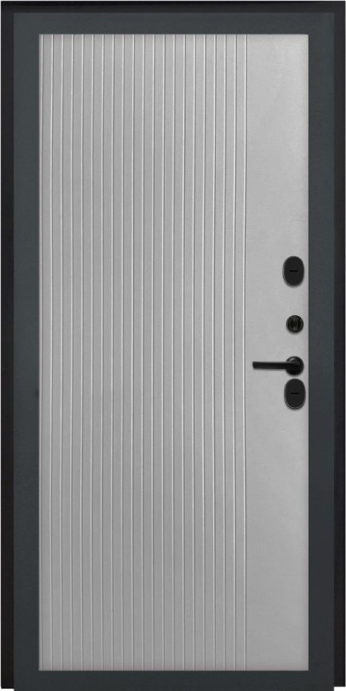 Входная дверь ДвериПРО L-Термо серебро ФЛ-790 Velutto Grigio DPRO195788 внутренняя сторона